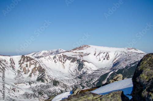 snow covered mountain