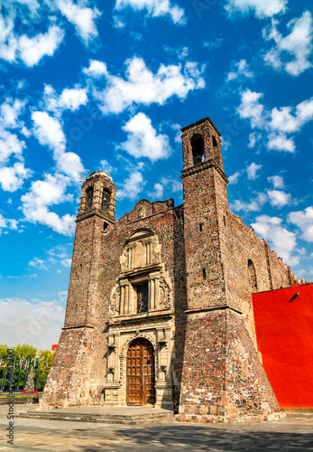 Temple of Santiago in the Plaza de las Tres Culturas at Tlatelolco - Mexico City, Mexico photo