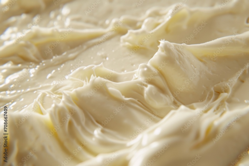A detailed view of a cake with smooth white frosting. Perfect for bakery advertisements or celebratory occasions A detailed view of a cake with smooth white frosting. Perfect for bakery advertisements or celebratory occasions