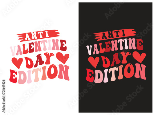Anti valentines day t shirt design  Anti valentines day party t shirt design 