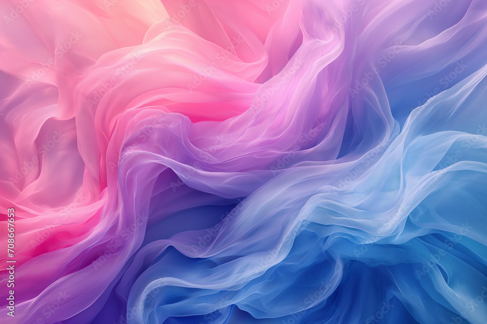 Abstract Gradient Background with Creative Watercolor Blue Waves and Artistic Canvas Paints, Pink Streams, and Multi-Colored Fabric Silk - A Vibrant Art Texture for Cards and Poster Design Templates Abstract Gradient Background with Creative Watercolor Blue Waves and Artistic Canvas Paints, Pink Streams, and Multi-Colored Fabric Silk - A Vibrant Art Texture for Cards and Poster Design Templates