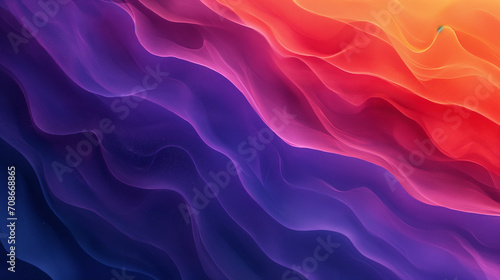 A Vibrant Gradient Background in Purple, Blue, and Orange, Inspired by Shaped Canvas, Light Emerald, and Red Hues - A Playful Nod to Abstraction-Création, Textured Canvas, and Lomography with Rounded  photo