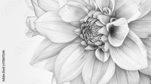 A simple black and white photo of a flower. Can be used as a background or for artistic purposes