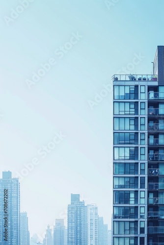 real estate advertisment background with copy space