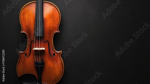 Violin Concert advertisment background with copy space