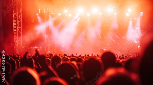 Rock concert advertisment background with copy space