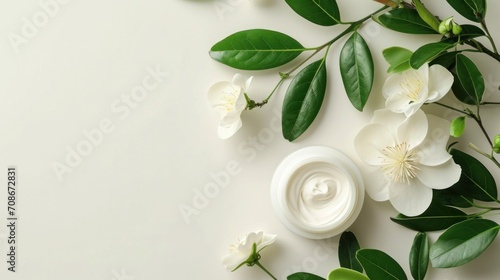 skin care advertisment background with copy space