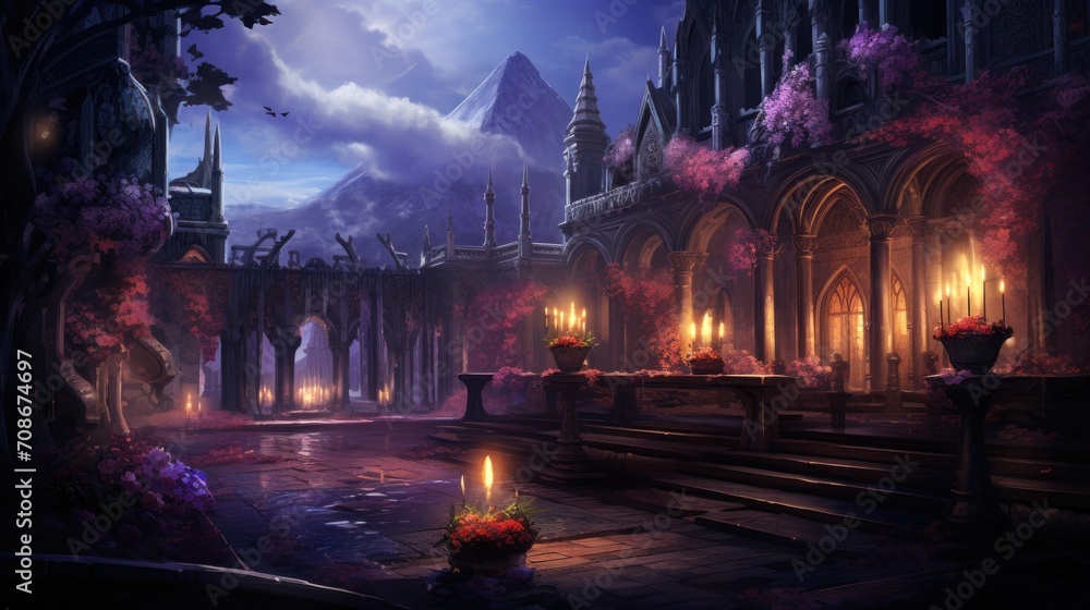Fototapeta premium Role Playing Games Game Art Background