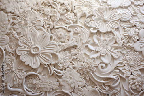 Exquisite porcelain ceramic texture with fine details