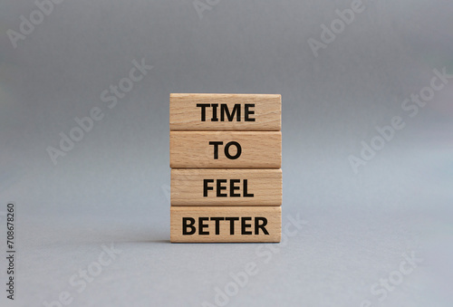 Fotografía Time to feel better symbol