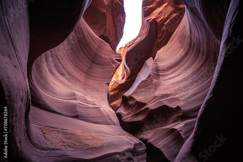 Winding Formations of Lower Antelope Canyon, Navajo Nation, Arizona