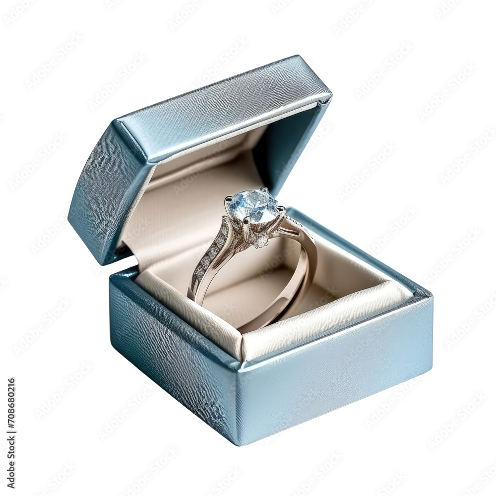 Diamond Ring in Elegant Box Diamond Ring in Elegant Box