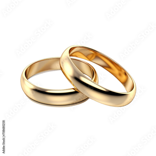 Entwined Gold Wedding Rings