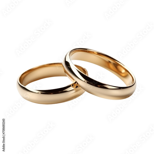 Entwined Gold Wedding Rings