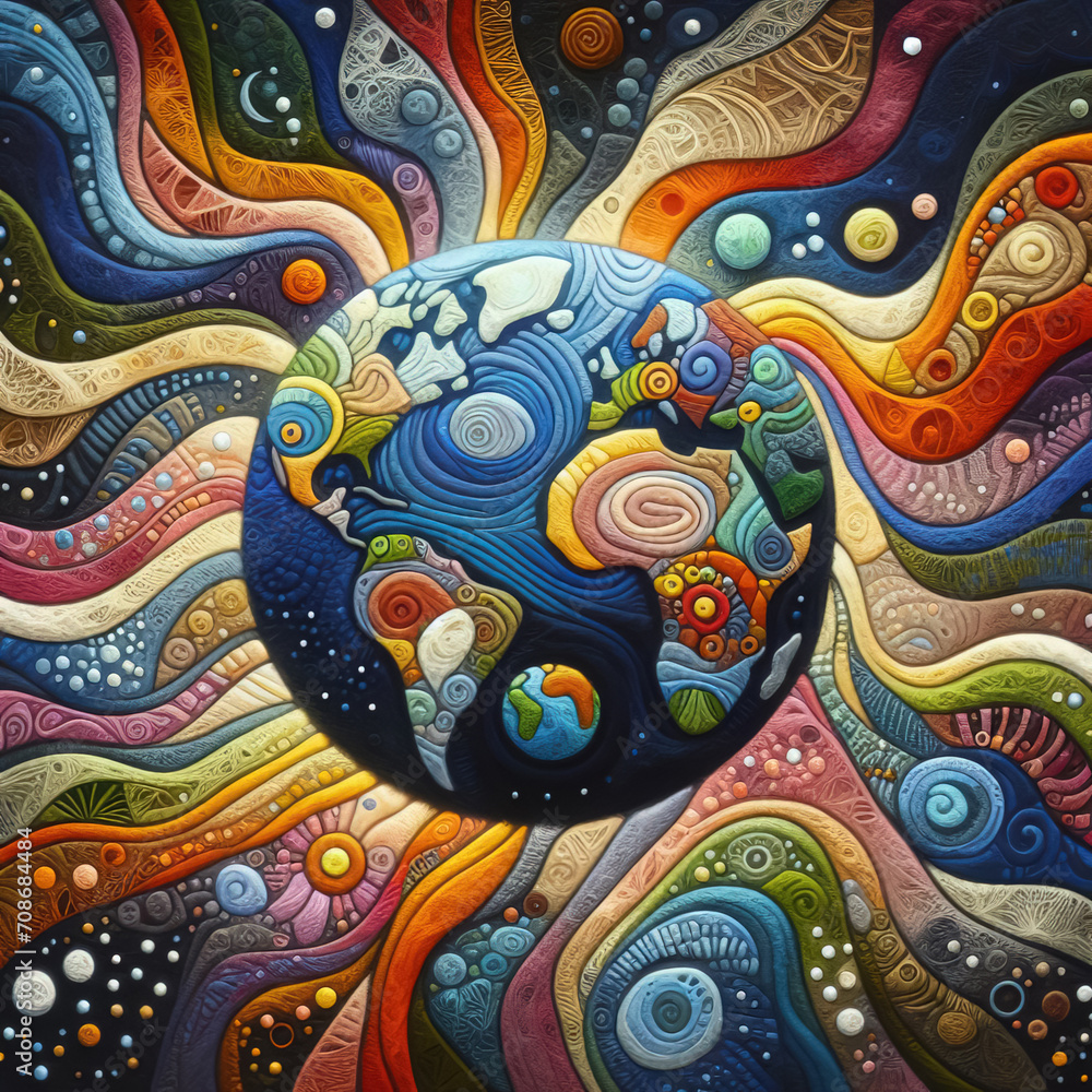 felt art patchwork, world globe planet earth background banner, sustainable environment, ecology, nature regeneration, eco friendly green energy, care for nature esg concept felt art patchwork, world globe planet earth background banner, sustainable environment, ecology, nature regeneration, eco friendly green energy, care for nature esg concept
