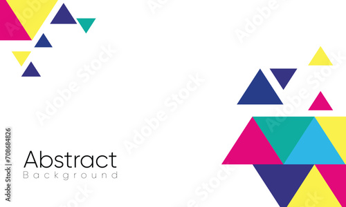 abstract multicolor geometric background vecto, incredible geometric background vector