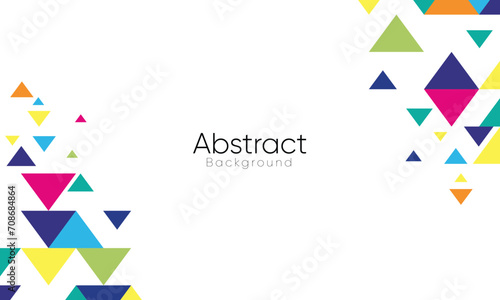 incredible colorful geometric background vector, minimalist geometric background