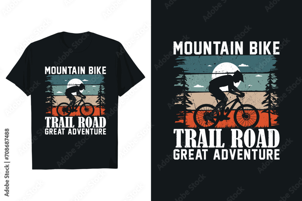 Vector adventure bike t shirt design. Vector adventure bike t shirt design.