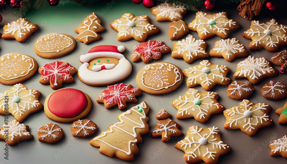 Christmas decorated gingerbread Christmas decorated gingerbread