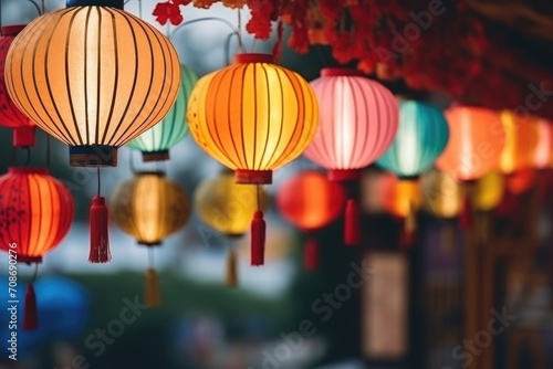 Asian lanterns festival