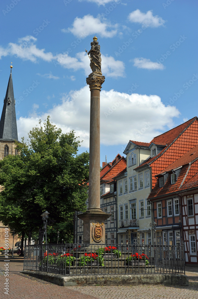 Fototapeta premium Mariensäule Duderstadt