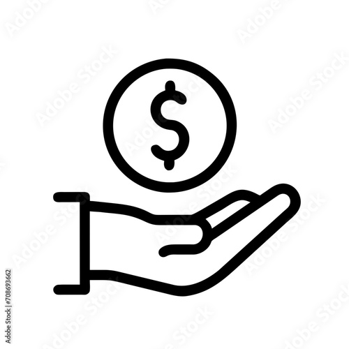dollar sign icon	
