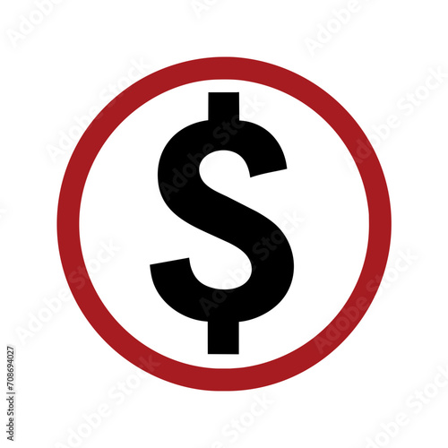 dollar sign icon 