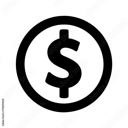 dollar sign icon	 photo