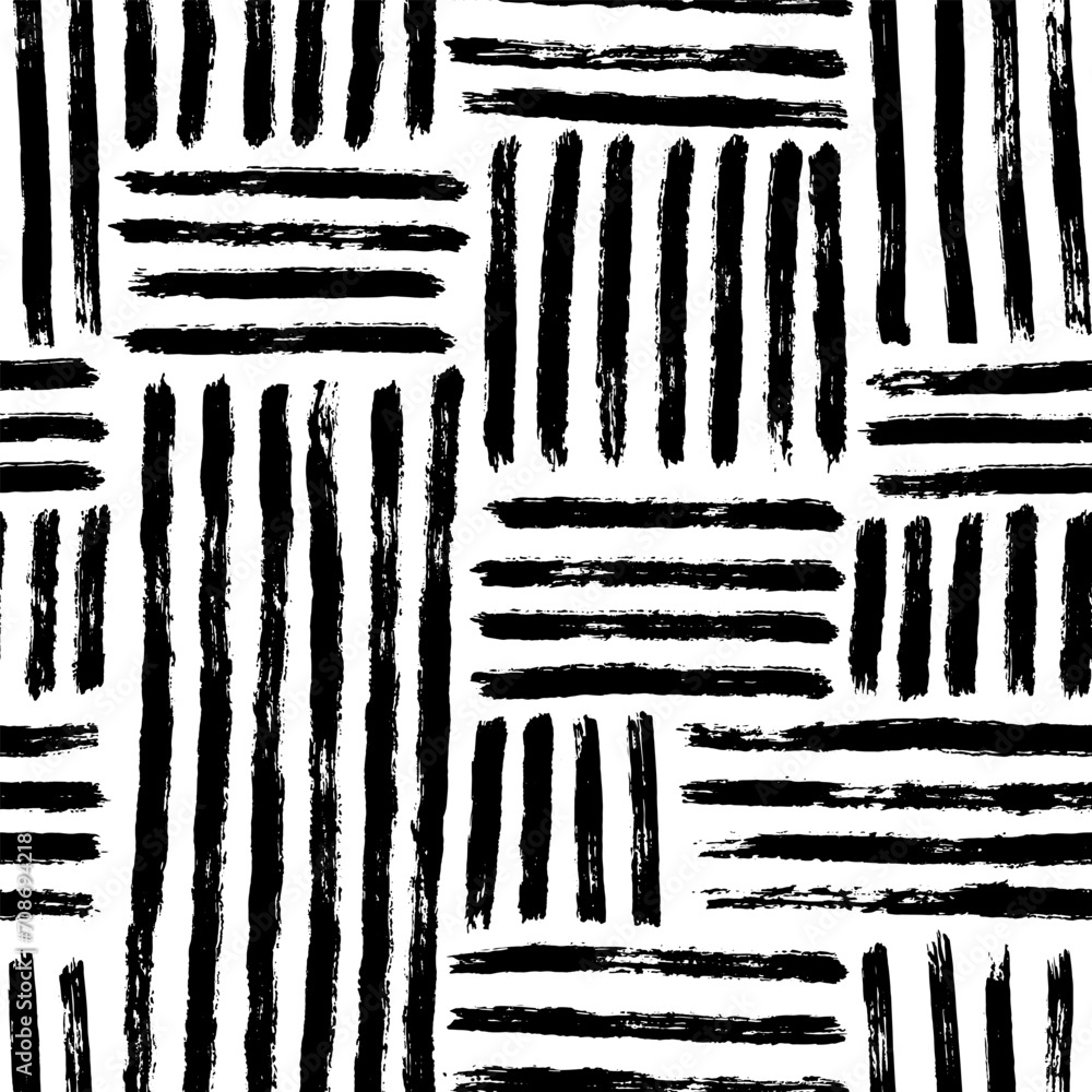 Aesthetic Contemporary printable seamless pattern with abstract line, dot, shape brush stroke in black and white colors. Boho background in minimalist style vector Illustration for wallpaper fabric Aesthetic Contemporary printable seamless pattern with abstract line, dot, shape brush stroke in black and white colors. Boho background in minimalist style vector Illustration for wallpaper fabric