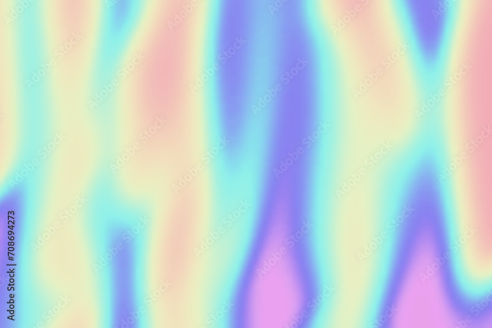 Y2k Holographic Aesthetic abstract gradient pastel rainbow unicorn ...