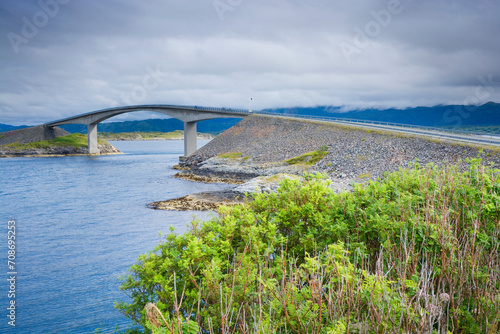 Atlantic Road - one of the world’s most beautiful drive, Norway photo