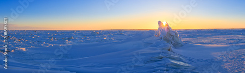 Arctic Sunset Panorama photo
