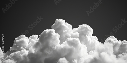 A captivating black and white photo capturing the beauty of clouds in the sky. Perfect for adding a touch of elegance to any project