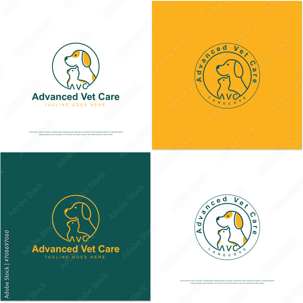 vector Letter pets logo icon. vector Letter pets logo icon.