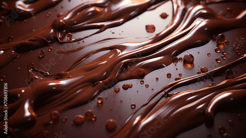 Liquid Chocolate Background