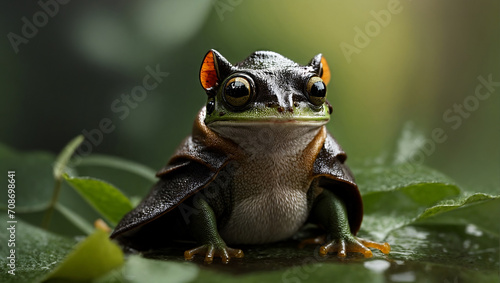 cute frog-bat animal
