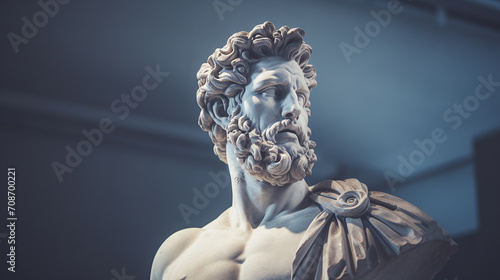 Skulptur Held Krieger Inspiration Alt Griechisch Philosoph Statue