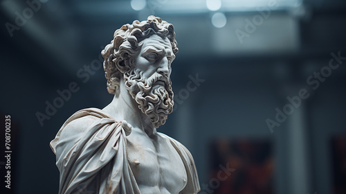 Philosoph Skulptur Statue Krieger Inspiration Griechisch Römisch