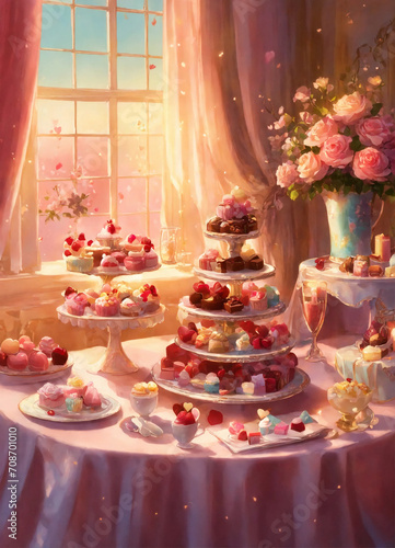 Wallpaper Mural cake with candles Torontodigital.ca