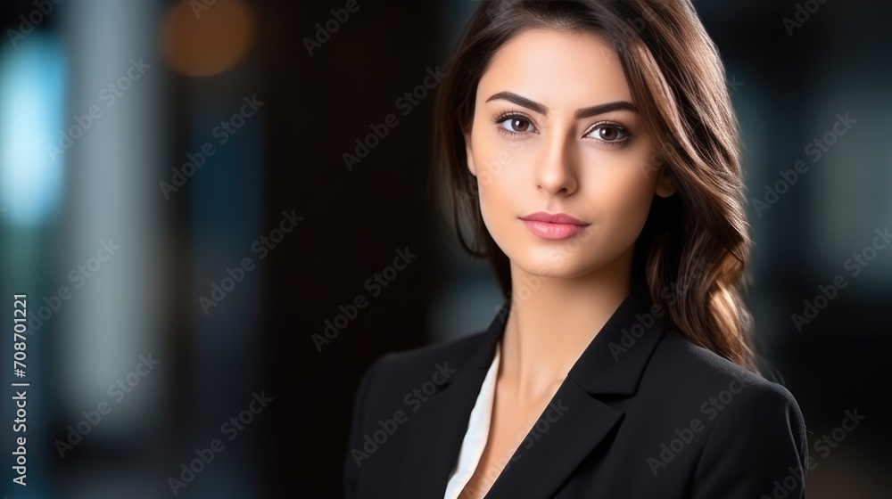Woman business leader portrait in office background. Happy International Woman’s Day concept. Caucasian successful confident professional businesswoman in suit. Copy space. Woman business leader portrait in office background. Happy International Woman’s Day concept. Caucasian successful confident professional businesswoman in suit. Copy space.