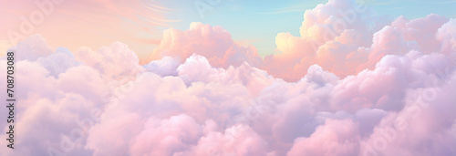 sky with colorful clouds