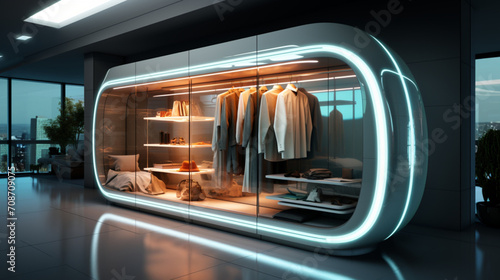 modern smart wardrobe