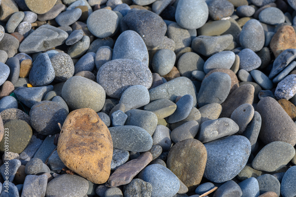 sea stones on the beach of Cyprus in winter 2 sea stones on the beach of Cyprus in winter 2