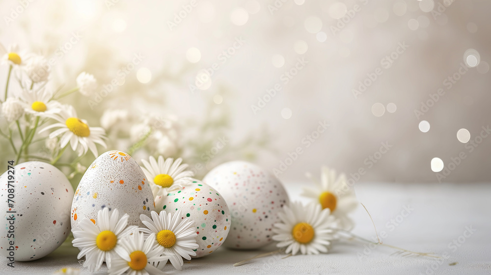 Easter Moments: Ready-to-Fill Festive Card on a Gentle Backdrop