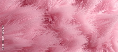 Soft and beautiful pink sheepskin background © Muhammad