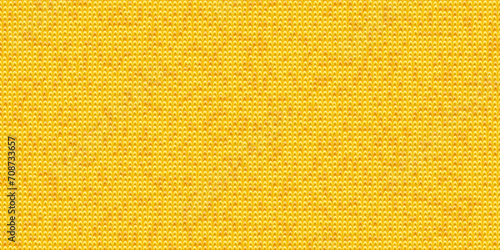 Yellow microfiber seamless pattern with loops. Top view of a fluffy towel or rag for wiping dust. Vector illustration with fabric texture photo