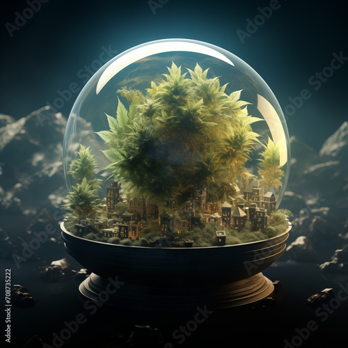 Weed earth capsula