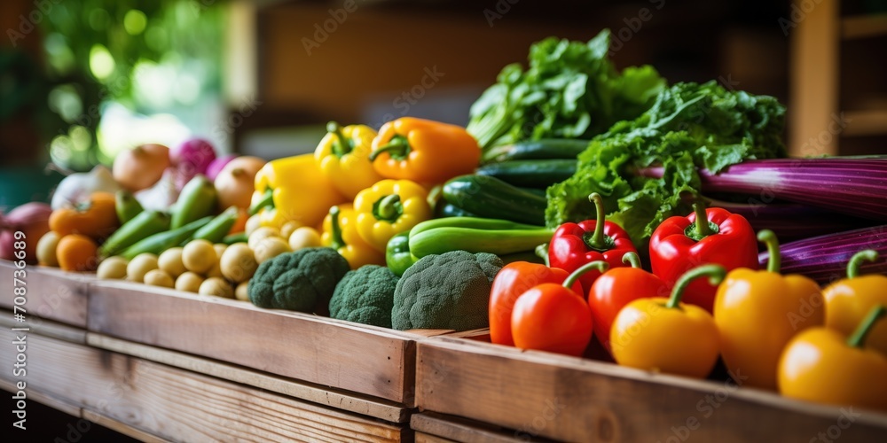 vegetables in the market