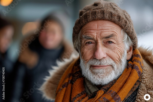 An empathetic geriatrician engaging in a thoughtful conversation with an elderly patient, promoting holistic healthcare for seniors.