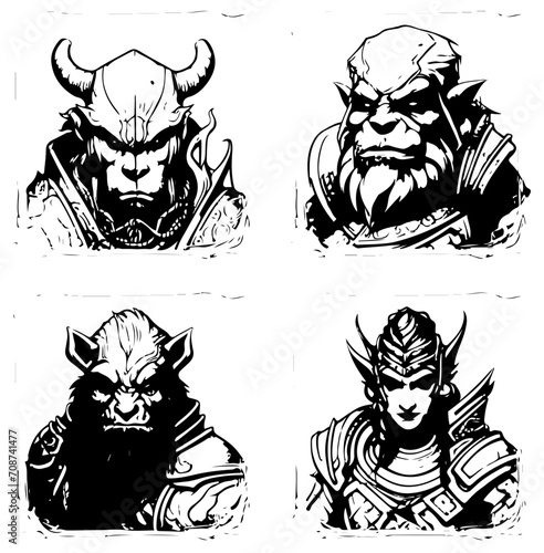 Grafiken aus den Bereichen : dungeons, Drachen, dragons, reg, Charakter, sci fi, science, fiction, fantasy, Skizze, sketch, silhouette, vektor, mittelalter, fan, fiktiv, Convention, 